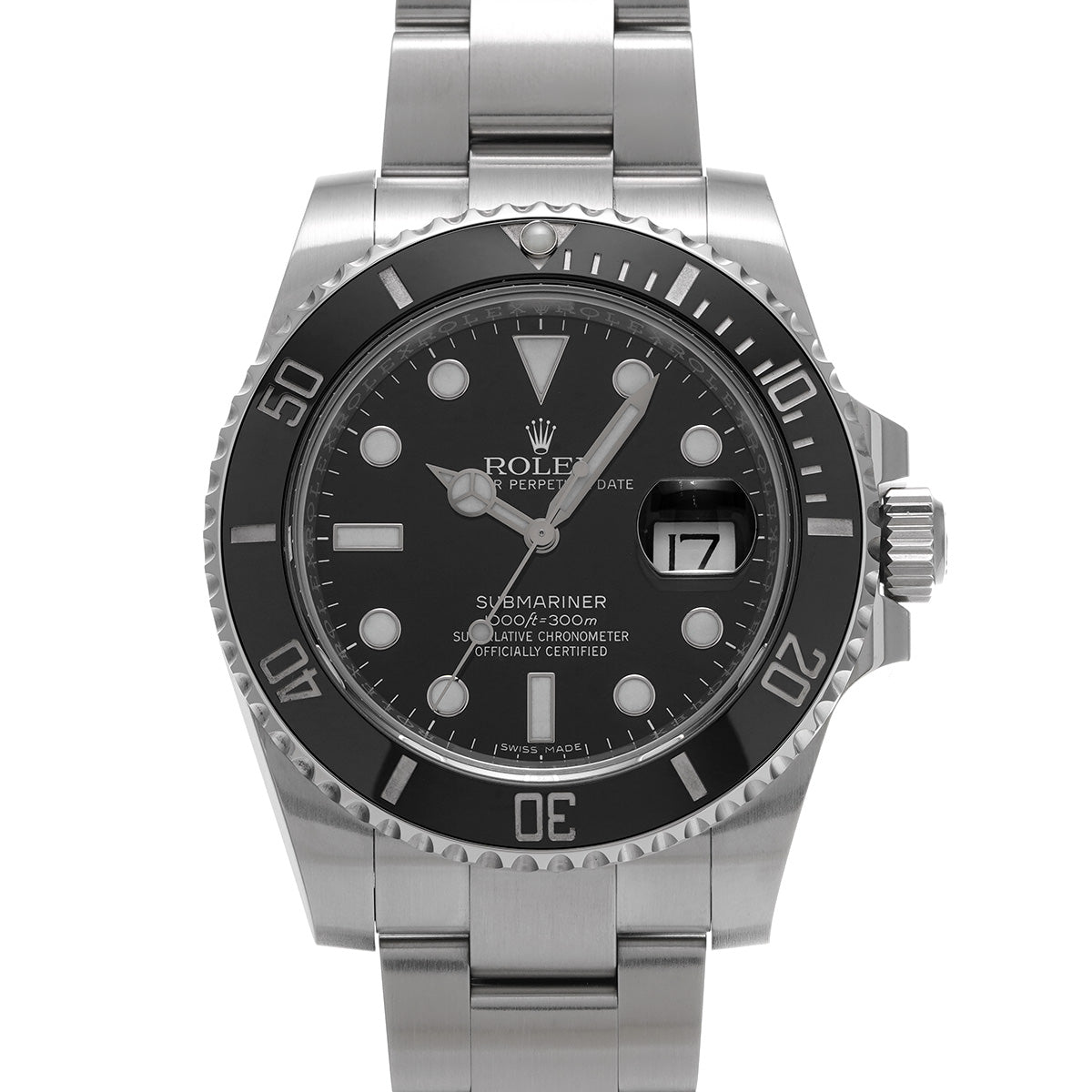 Submariner Date 116610LN Random Serial Black ROLEX Men's [Pre-Owned].