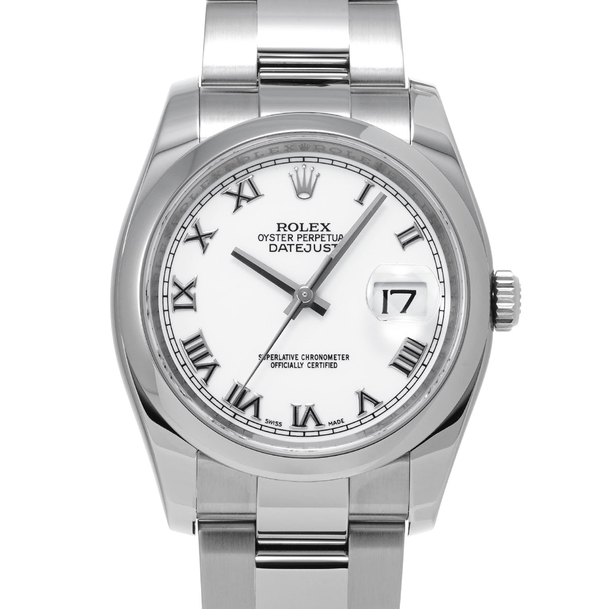 DATE JUST 116200 Z (made around 2006) White ROLEX Men's [Pre-Owned].