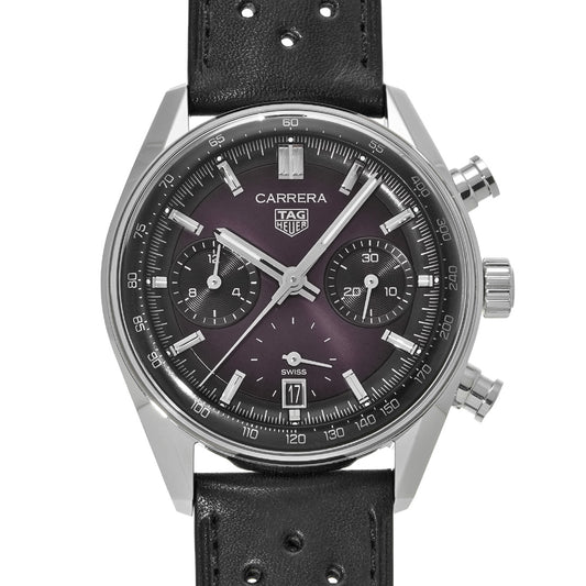 CARRERA Calibre TH20-00 Chronograph CBS2219.FC6607 Purple TAG HEUER Men's [Pre-Owned]
