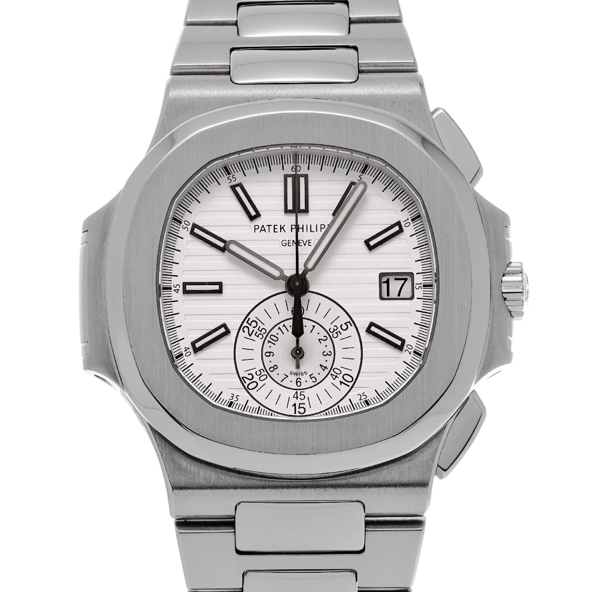 Nautilus Chronograph 5980/1A-019 White PATEK PHILIPPE Men's [Pre-Owned].