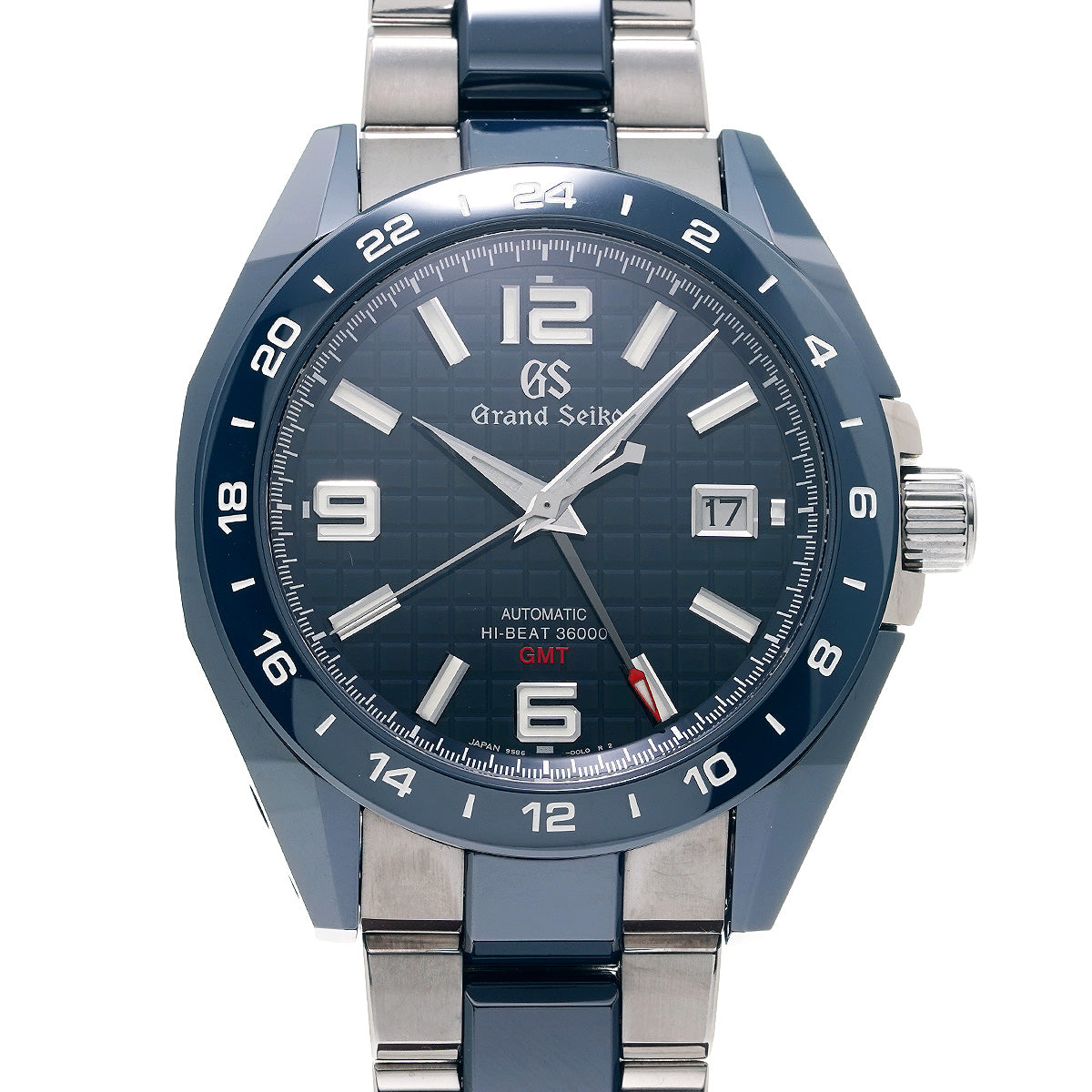 Sports Collection Mechanical High Beat 36000 GMT SBGJ233 Blue Grand Seiko Men's [Pre-Owned].