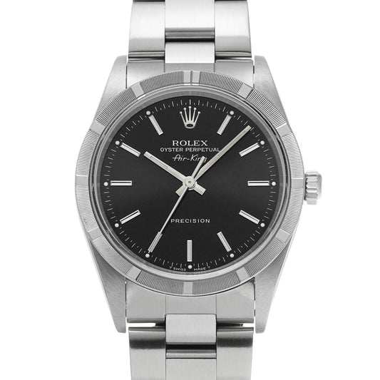 Air-King 14010 U (manufactured circa 1997) Black ROLEX Men's [Pre-owned].