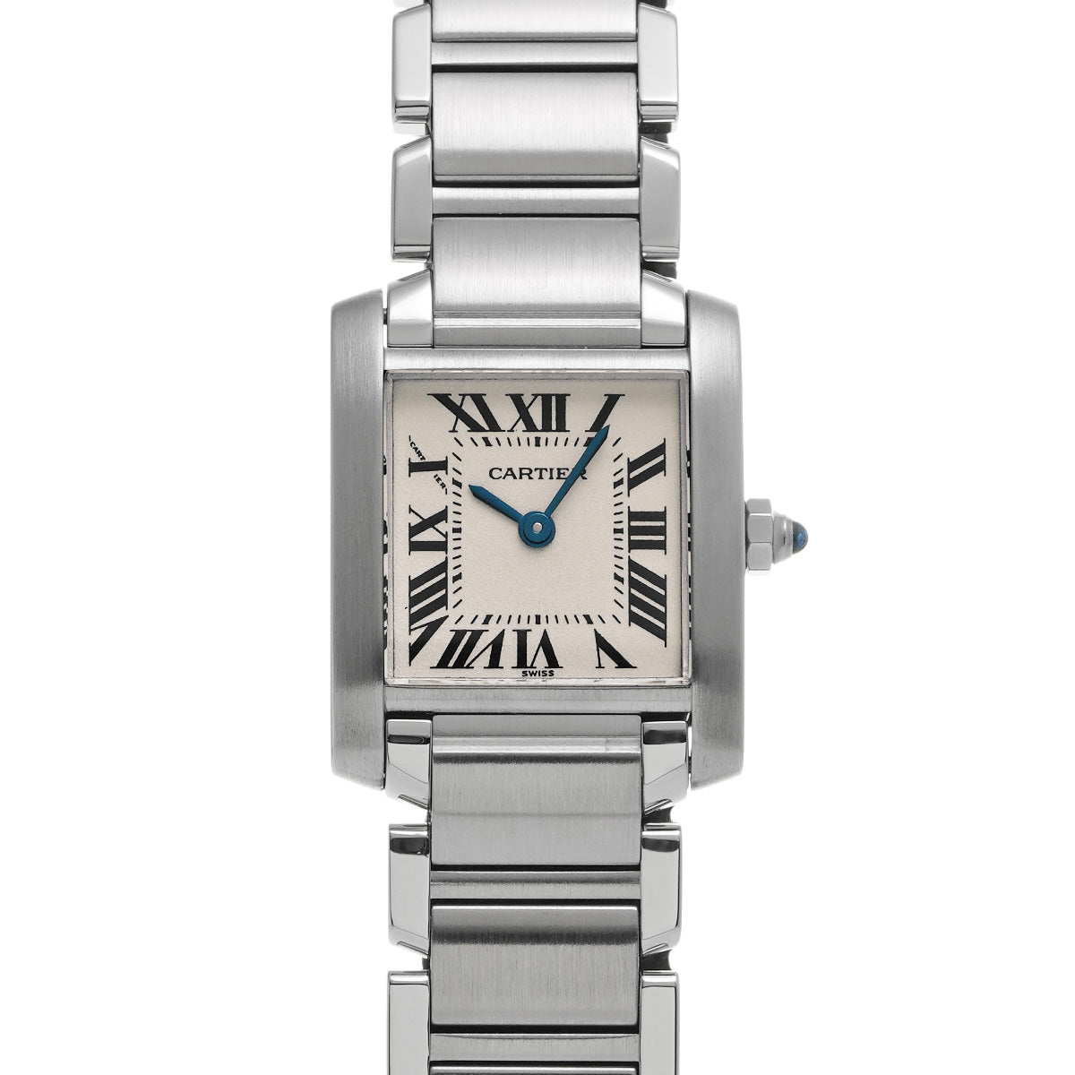 Tank Francaise SM W51008Q3 Silver CARTIER Ladies [Pre-owned]