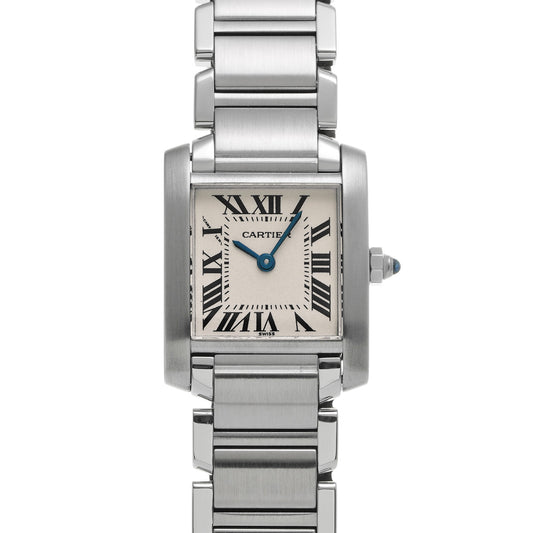 Tank Francaise SM W51008Q3 Silver CARTIER Ladies [Pre-owned]