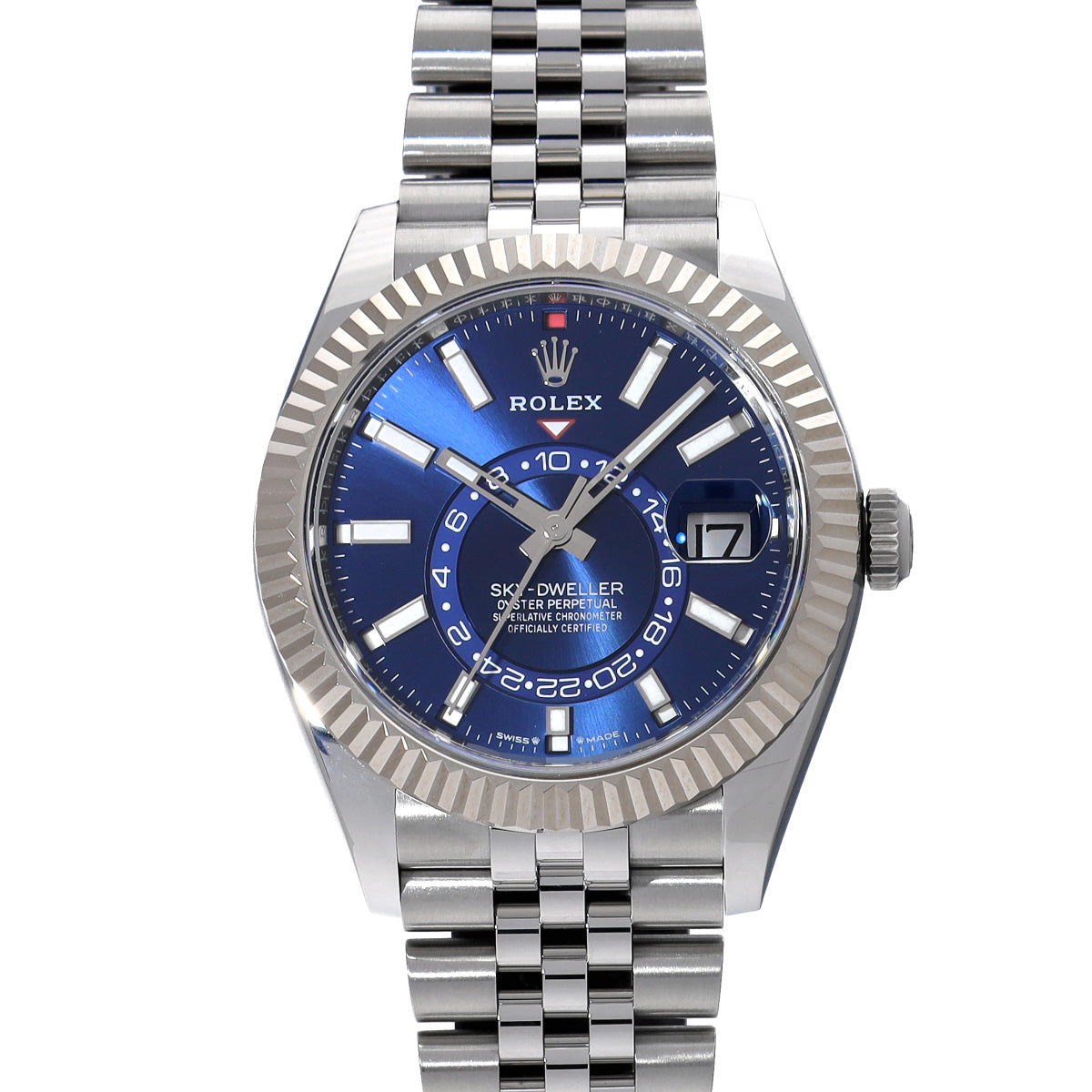 SKYDWELLER 336934 Random Serial Blue ROLEX Men's [Pre-Owned].
