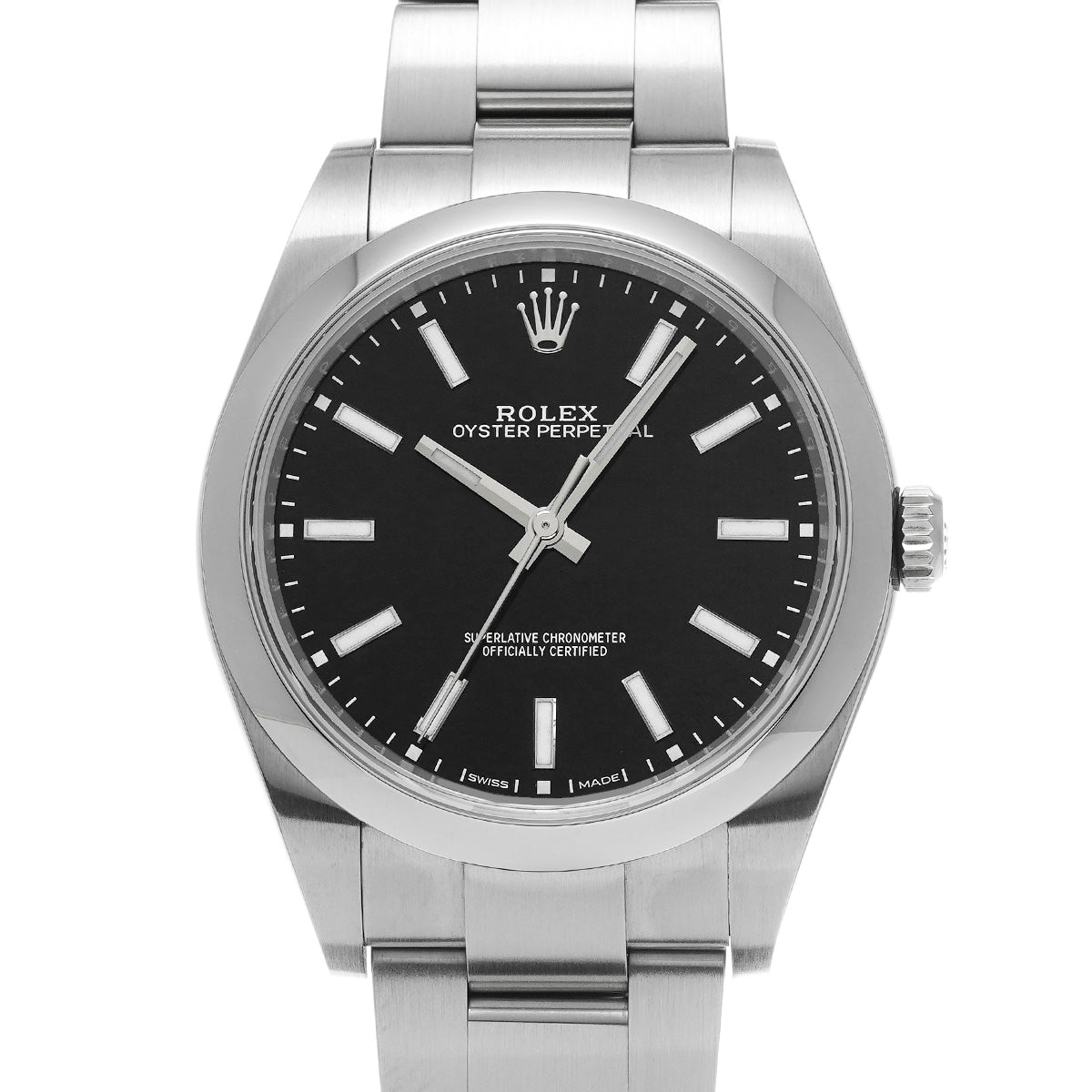 Oyster Perpetual 39 114300 Random Serial Black ROLEX Men's [Pre-owned].