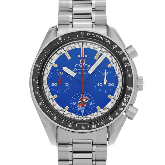 Speedmaster Racing Michael Schumacher 3510.80 Blue OMEGA Men's [Pre-Owned].