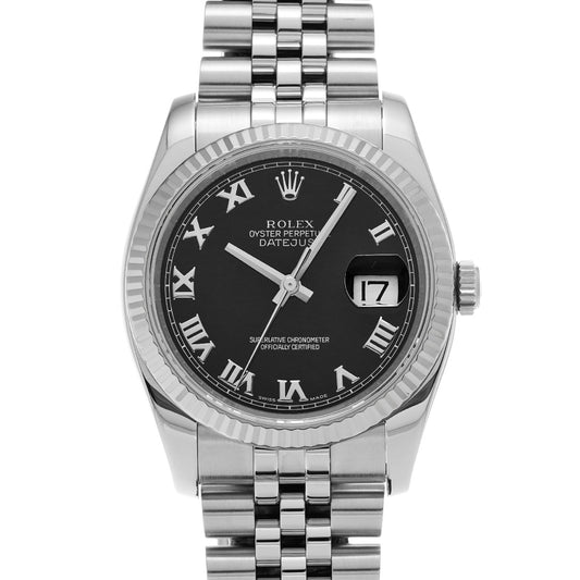 DATE JUST 116234 Random Serial Black ROLEX Men's [Pre-owned].