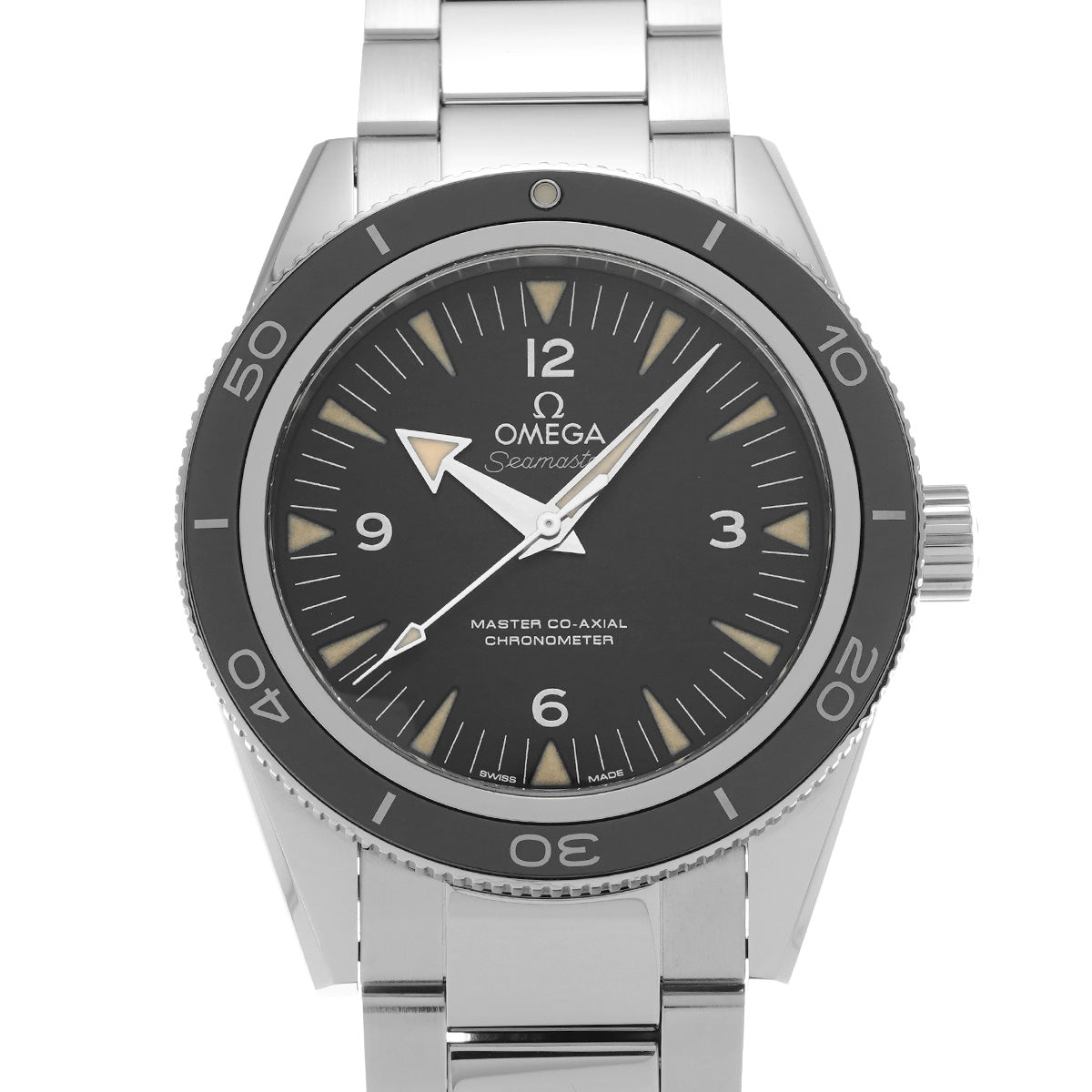 Seamaster 300 Master Co-Axial 233.30.41.21.01.001 Black OMEGA Men's [pre-owned].