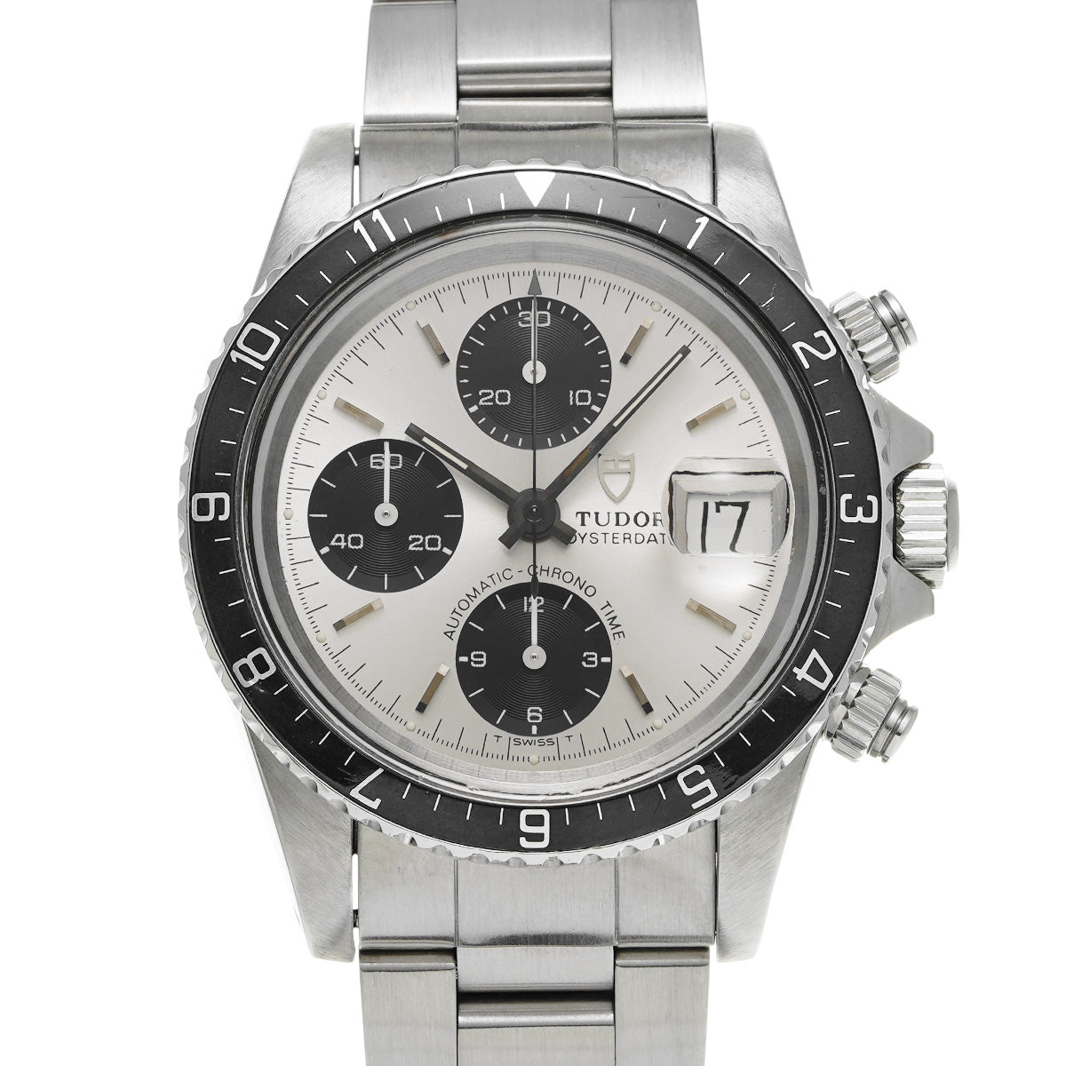 Chronotime 79170 B45 (manufactured circa 1992) Silver/Black TUDOR Men's [Pre-Owned].