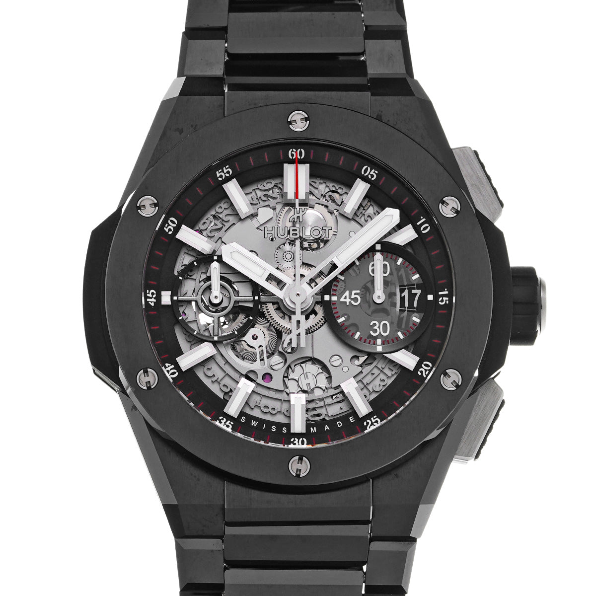 Big Bang Integrated Black Magic 451.CX.1170.CX Black Skeleton HUBLOT Men's [Pre-Owned].