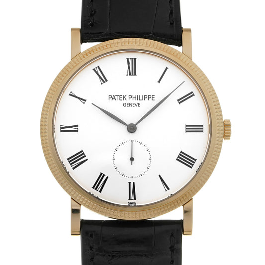 Calatrava 5119J-001 White PATEK PHILIPPE Men's [Pre-Owned].