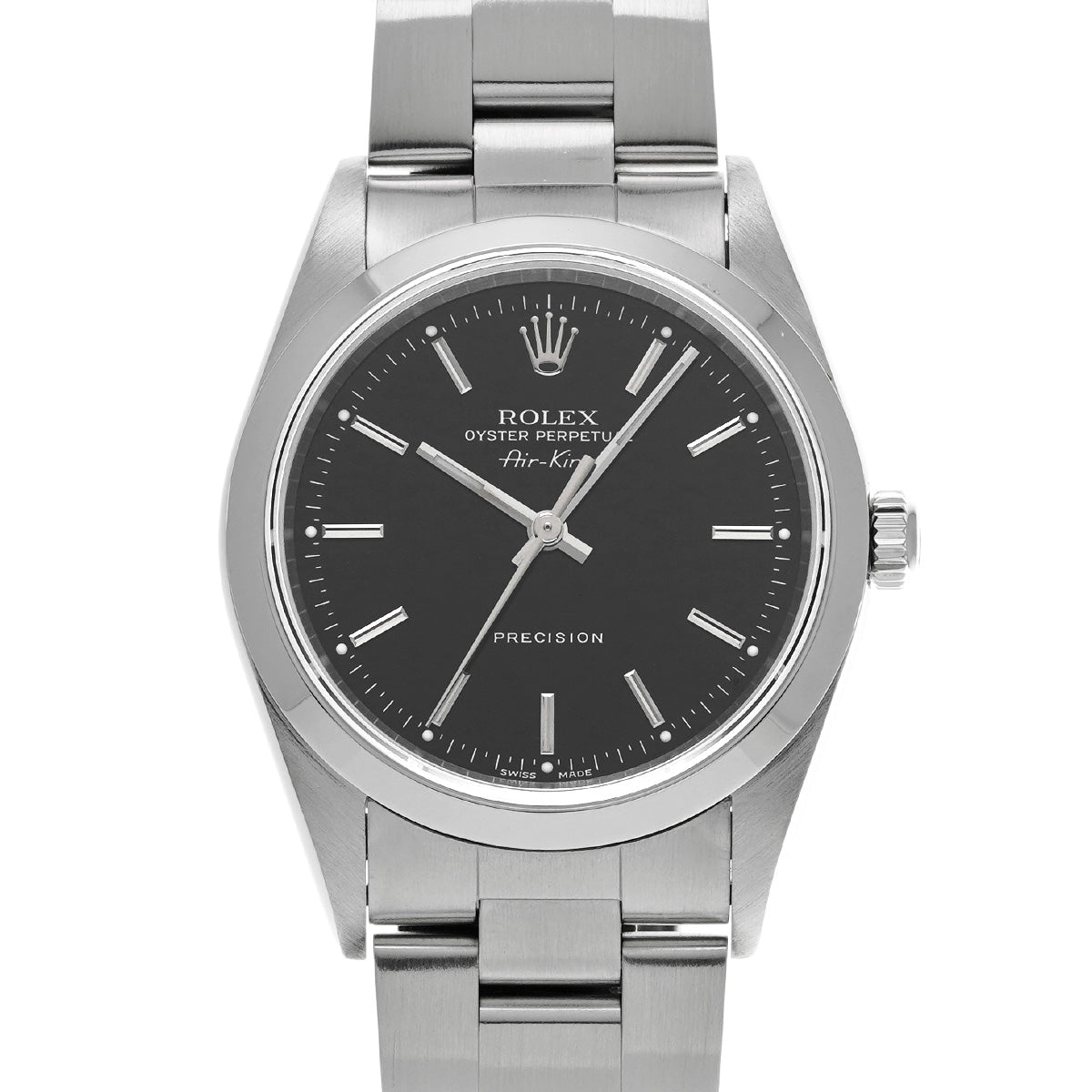 Air-King 14000 P (made around 2000) Black ROLEX Men's [Pre-Owned].