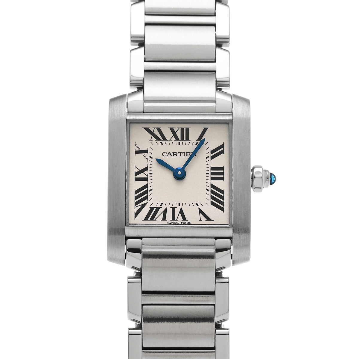 Tank Francaise SM W51008Q3 Silver CARTIER Ladies [Pre-owned]