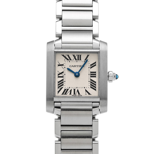 Tank Francaise SM W51008Q3 Silver CARTIER Ladies [Pre-owned]