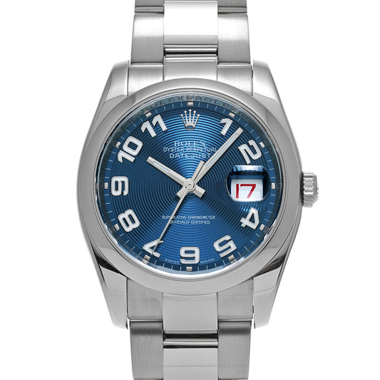 DATE JUST 116200 D (manufactured circa 2004) Blue Concentric ROLEX Men's [Pre-Owned].