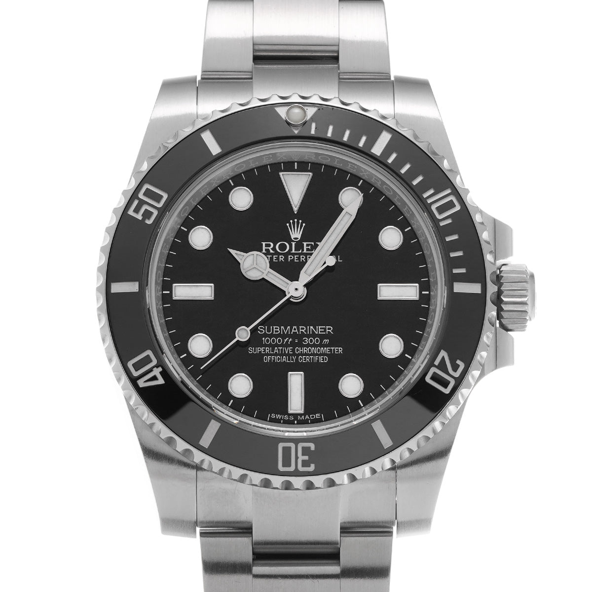 Submariner 114060 Random Serial Black ROLEX Men's [Pre-Owned].