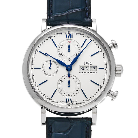 Portofino Chronograph IW391037 Silver IWC Men's [Pre-Owned]