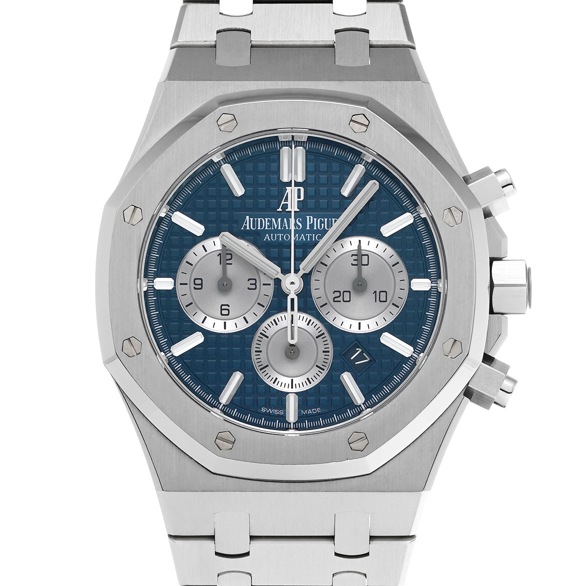 Royal Oak Chronograph 26331ST.OO.1220ST.01 Blue/Rhodium AUDEMARS PIGUET Men's [Pre-Owned]