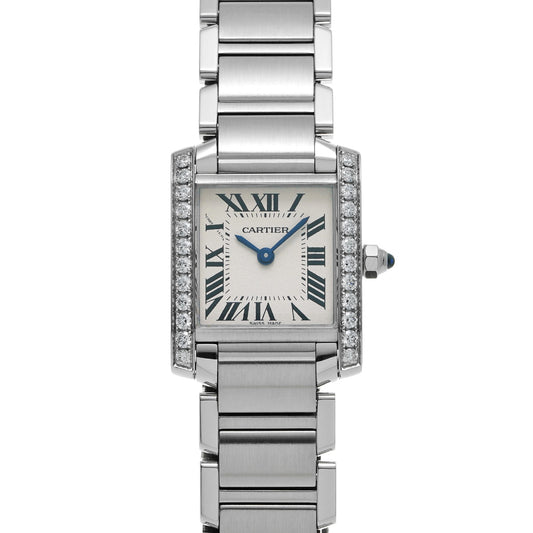 Tank Francaise SM W4TA0008 Silver CARTIER Ladies [Pre-owned]