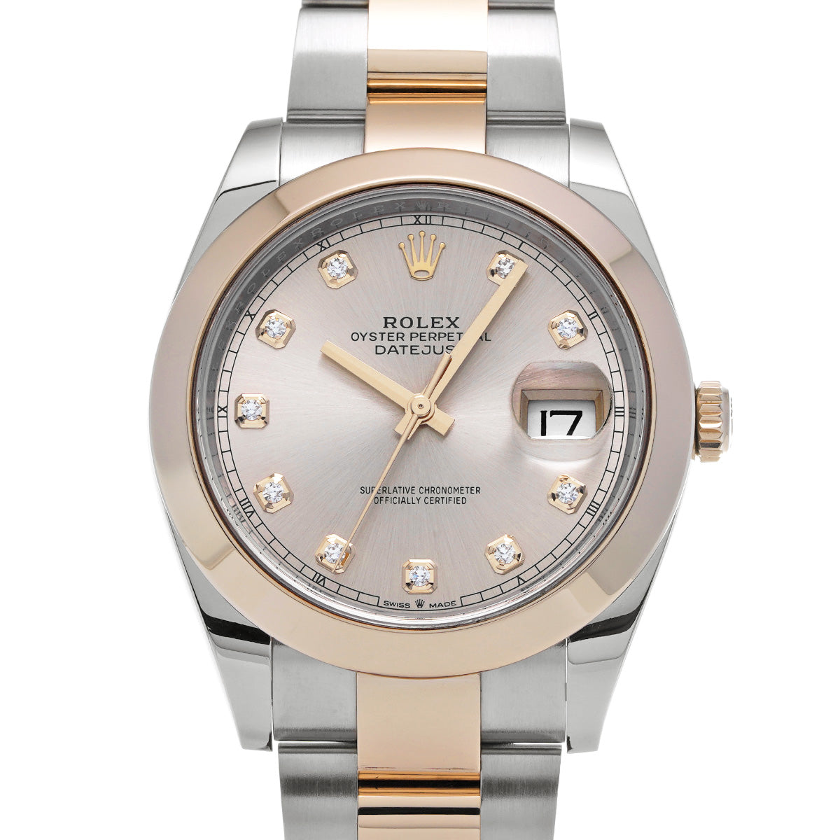126301G Datejust 41 Random Serial Sundust/Diamond ROLEX Men's [Pre-Owned].