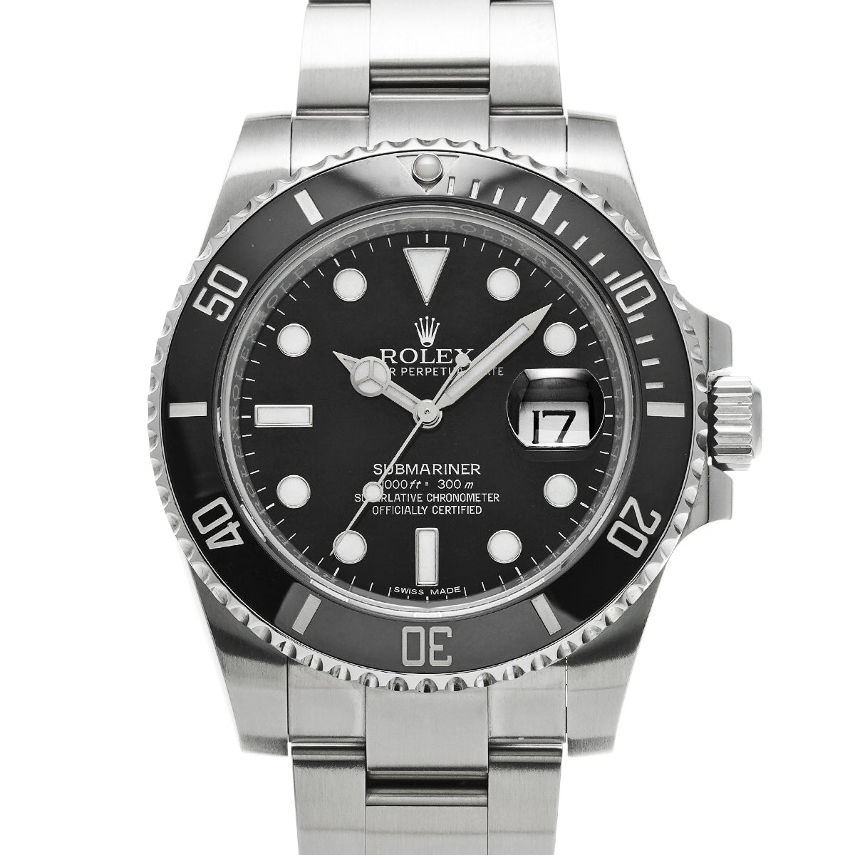 Submariner Date 116610LN Random Serial Black ROLEX Men's [Pre-Owned].