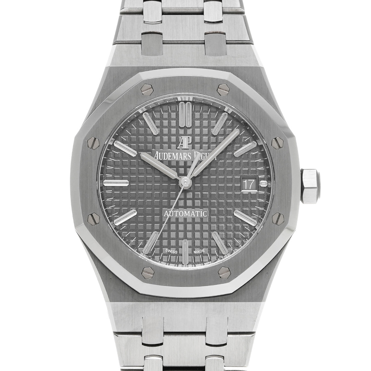 Royal Oak 15450ST.OO.1256ST.02 Ruthenium Gray AUDEMARS PIGUET Men's [Pre-Owned]