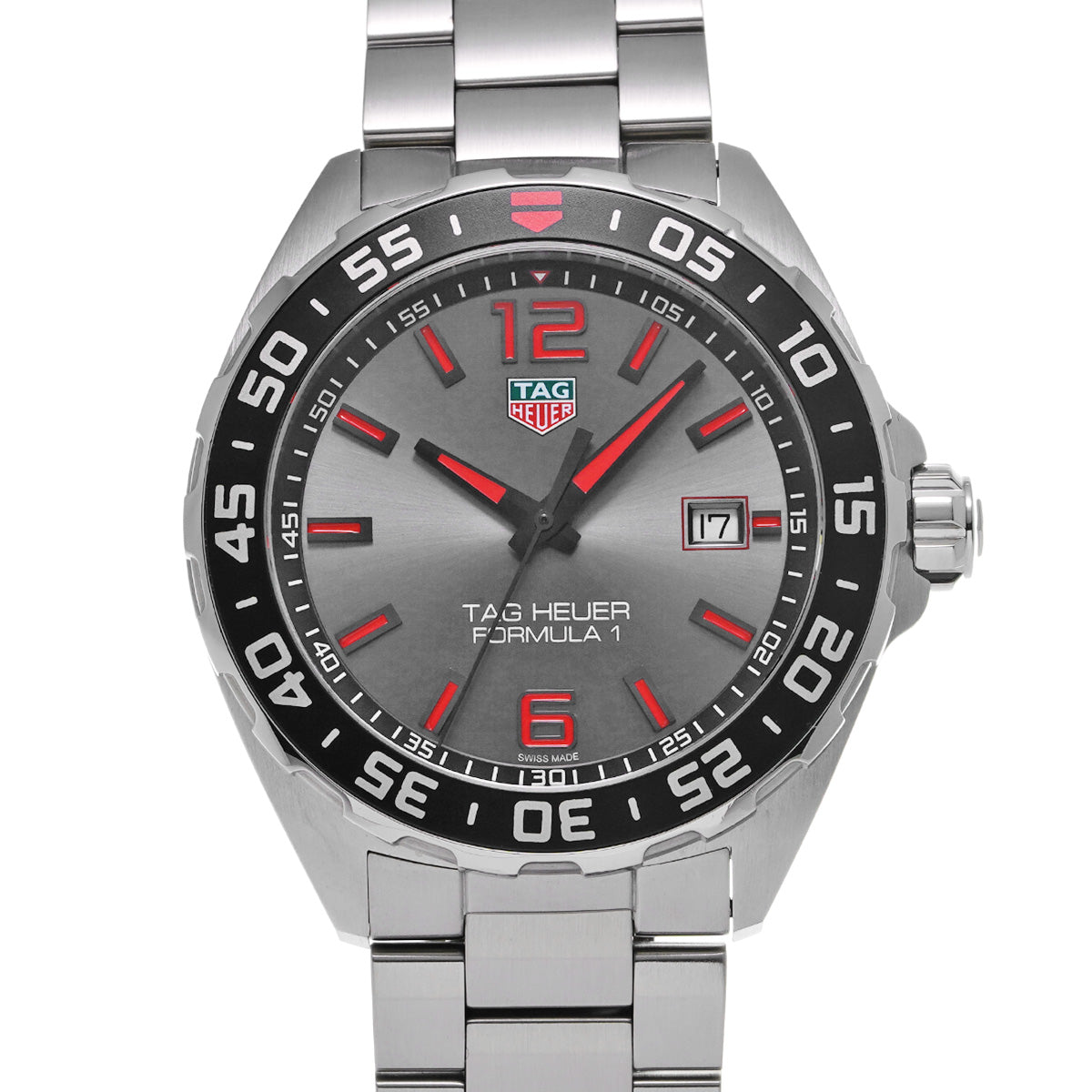 Formula 1 Quartz WAZ1018.BA0842 Gray TAG HEUER Men's [Pre-owned]