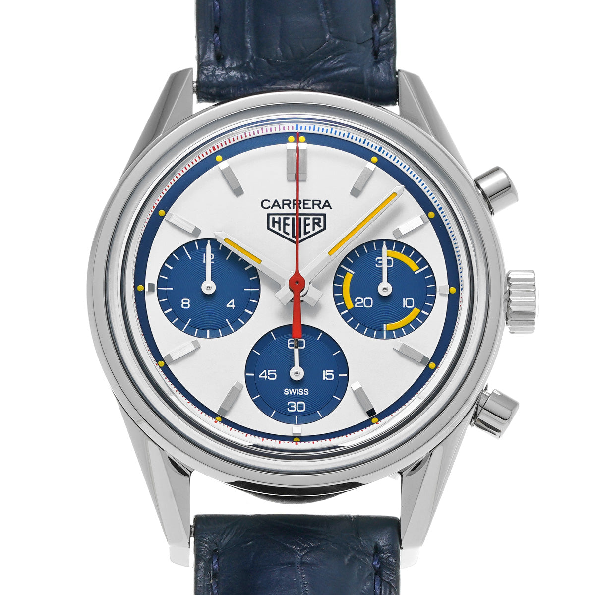 CARRERA CALIBRE HEUER 02 Chronograph 160th Montreal Limited edition of 1000 pieces CBK211C.FC6488 White/Blue TAG HEUER Mens [Pre-Owned].