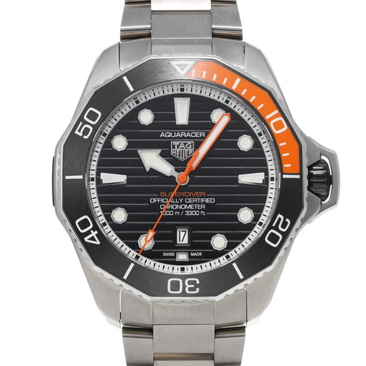 Aquaracer Professional 1000 Super Diver WBP5A8A.BF0619 Black TAG HEUER Men's [Pre-Owned].