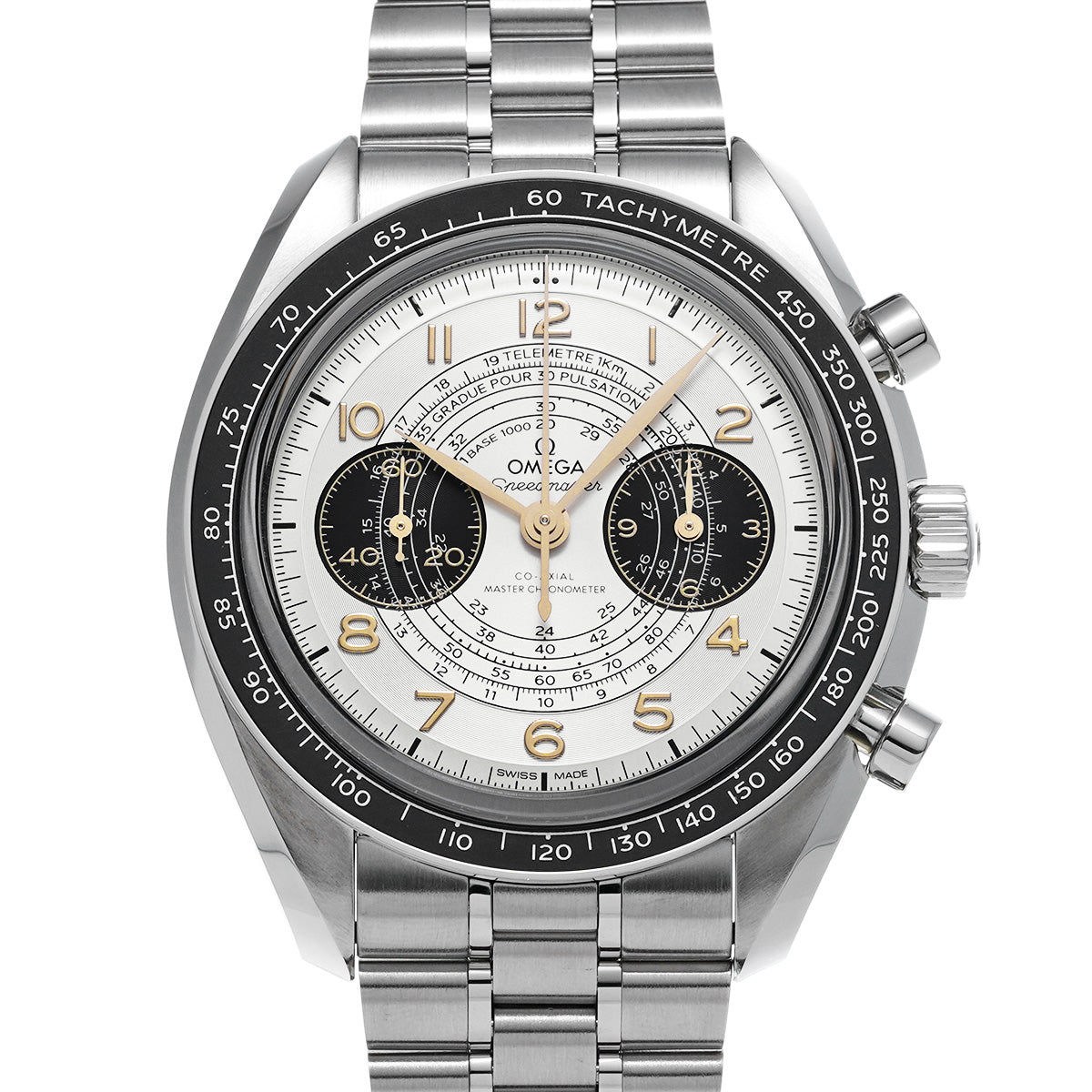 Speedmaster Chronoscope Paris 2024 522.30.43.51.02.001 Silver OMEGA Men's [Pre-owned]