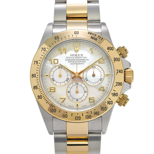 Cosmograph Daytona 16523NA U No. (manufactured around 1997) White MOP ROLEX Men's [Pre-Owned].