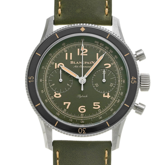 Aircommando Flyback Chronograph Limited edition of 200 pieces AC02-12B53-63B Green Blancpain Men's [Pre-Owned].