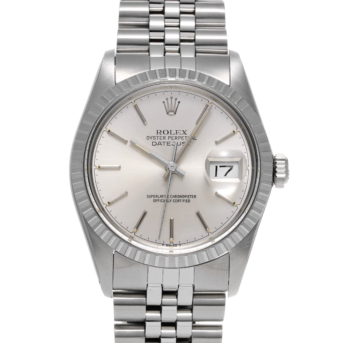 DATE JUST 16030 R (manufactured circa 1987) Silver ROLEX Men's [Pre-owned].