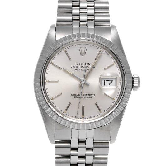 DATE JUST 16030 R (manufactured circa 1987) Silver ROLEX Men's [Pre-owned].