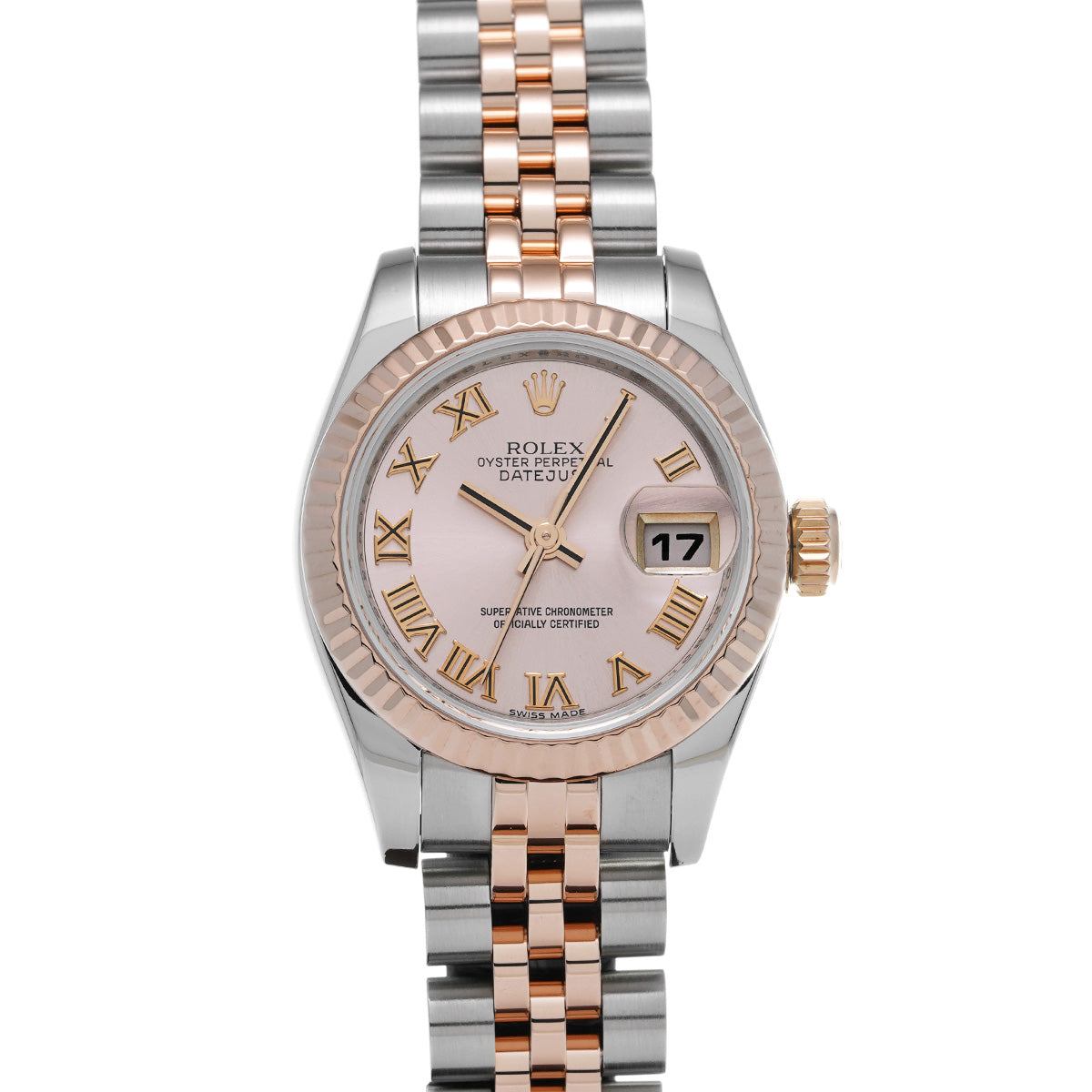DATE JUST 179171 Random Serial Pink ROLEX Ladies [Pre-Owned].