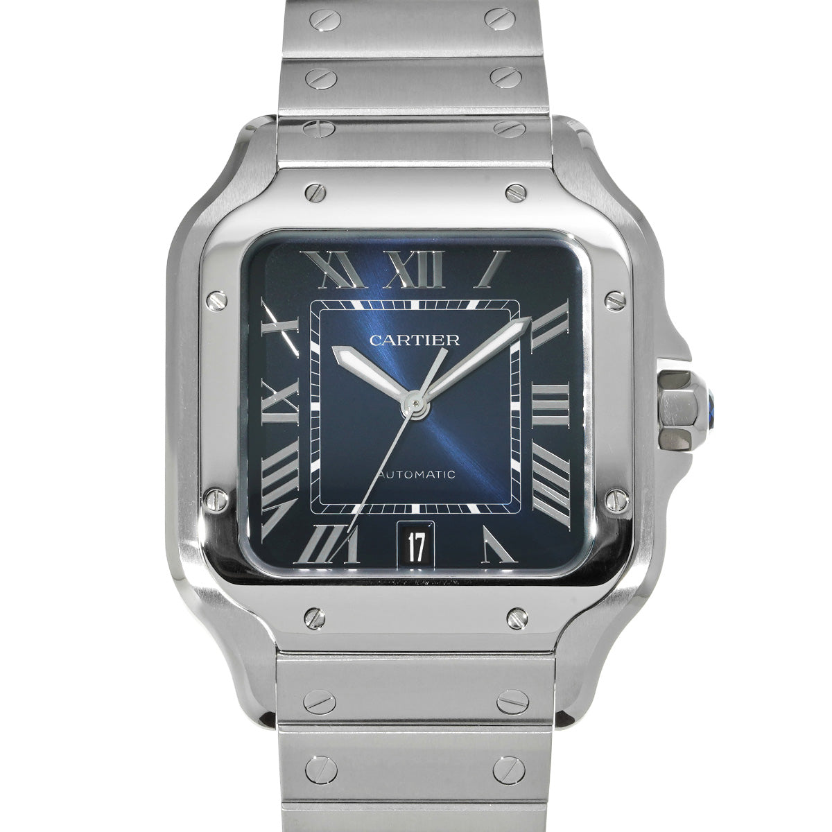 Santos de Cartier LM WSSA0030 Blue Gradation CARTIER Men's [Pre-Owned].