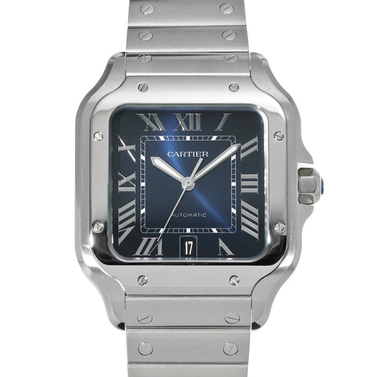 Santos de Cartier LM WSSA0030 Blue Gradation CARTIER Men's [Pre-Owned].