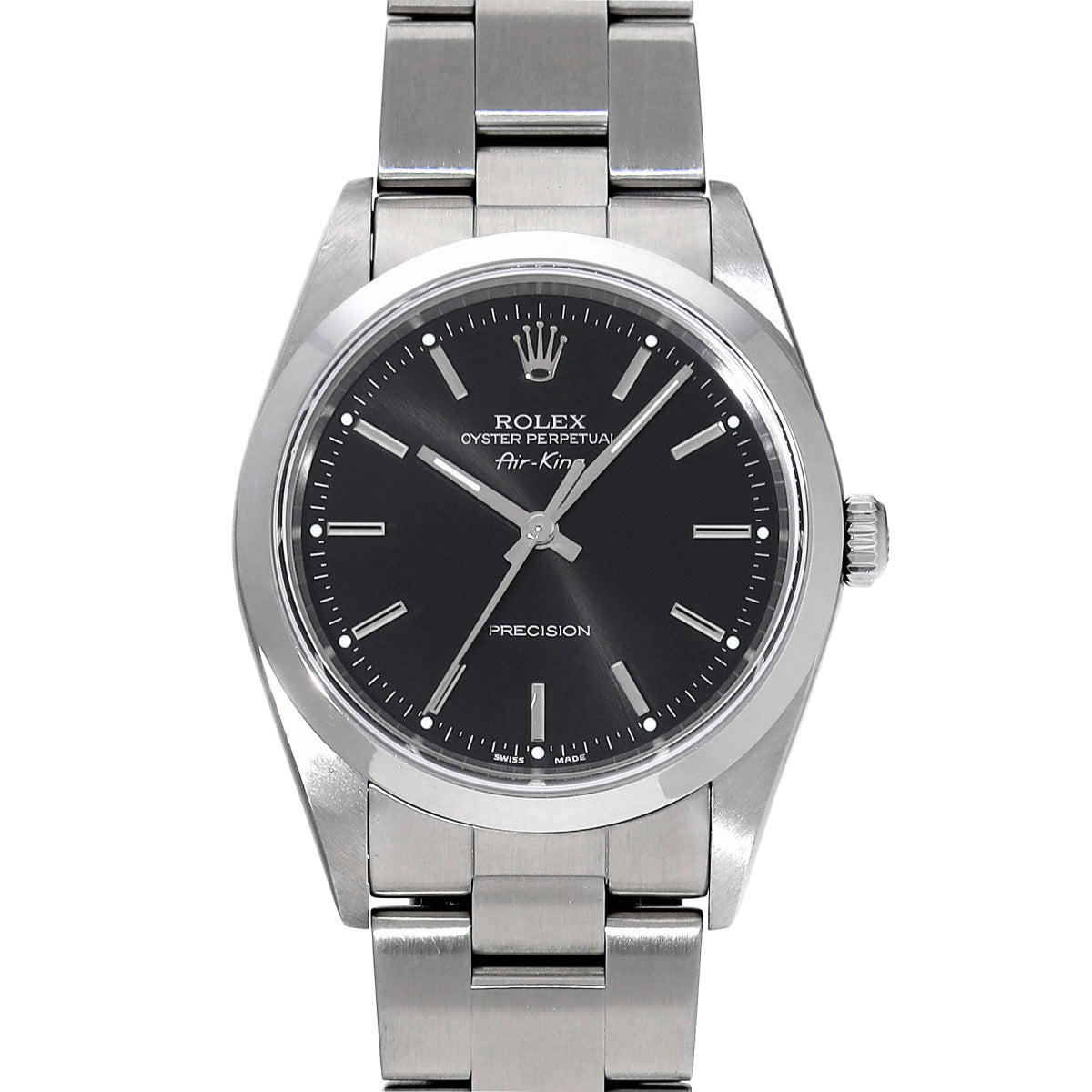 Air-King 14000M F No. (manufactured around 2004) Black ROLEX Men's [Pre-Owned].