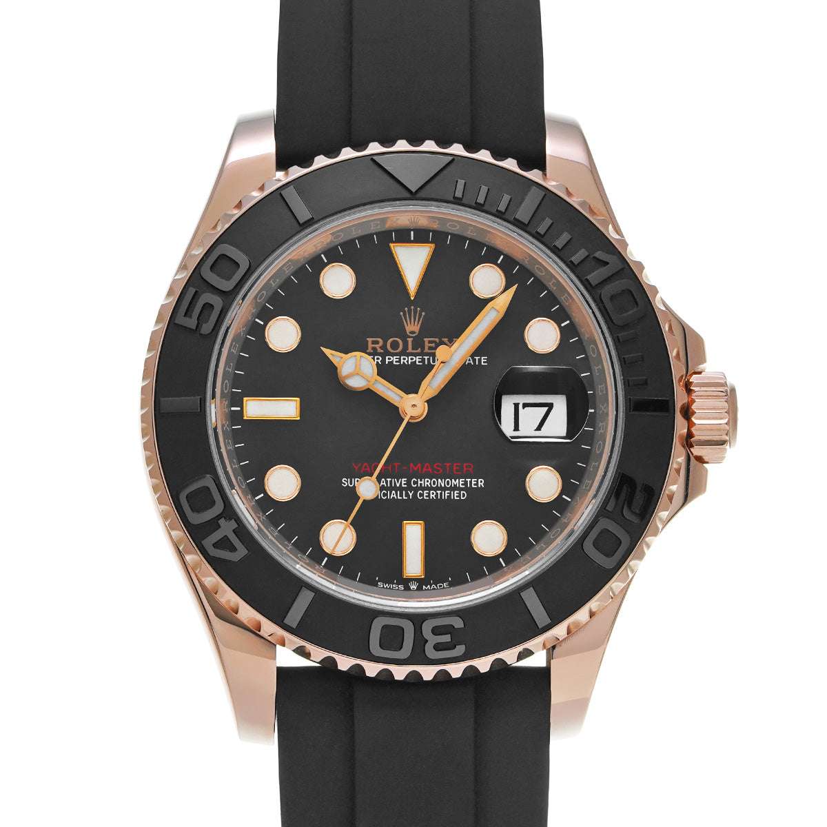 Yacht-Master 40 126655 Random Serial Black ROLEX Men's [Pre-Owned].