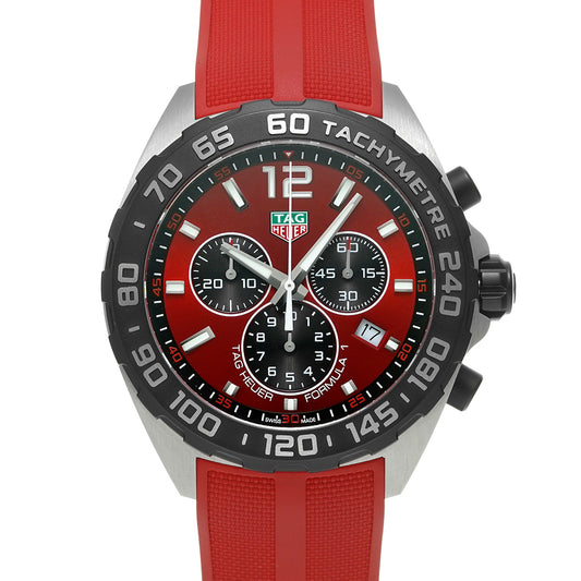 Formula 1 Quartz Chronograph CAZ101AN.FT8055 Red/Black TAG HEUER Men's [Pre-owned]