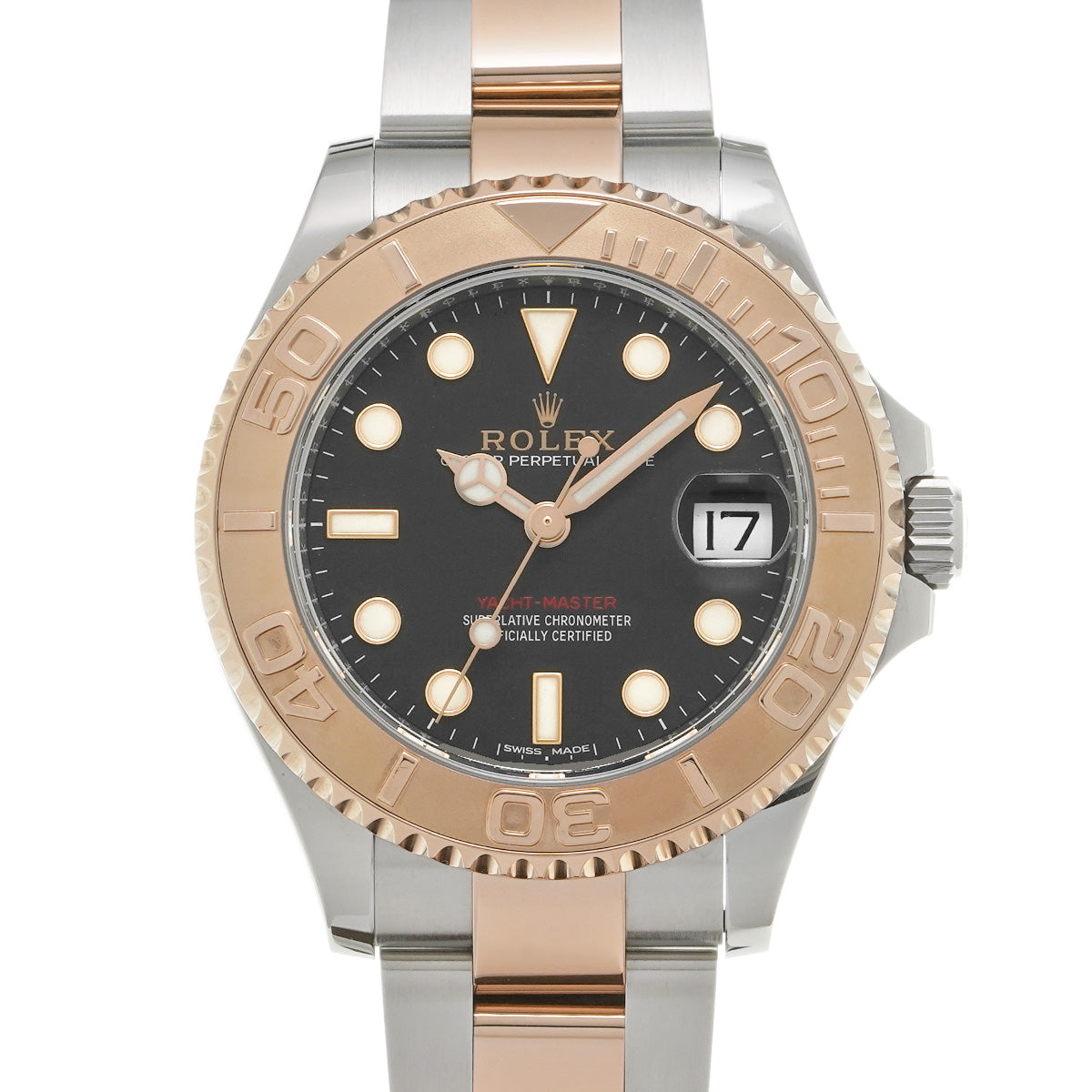 Yacht-Master 37 268621 Random Serial Black ROLEX Unisex [Pre-Owned].
