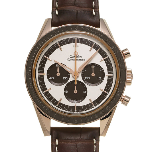 Speedmaster Moonwatch First Omega In Space 311.63.40.30.02.001 Silver/Brown OMEGA Men's [Pre-Owned].
