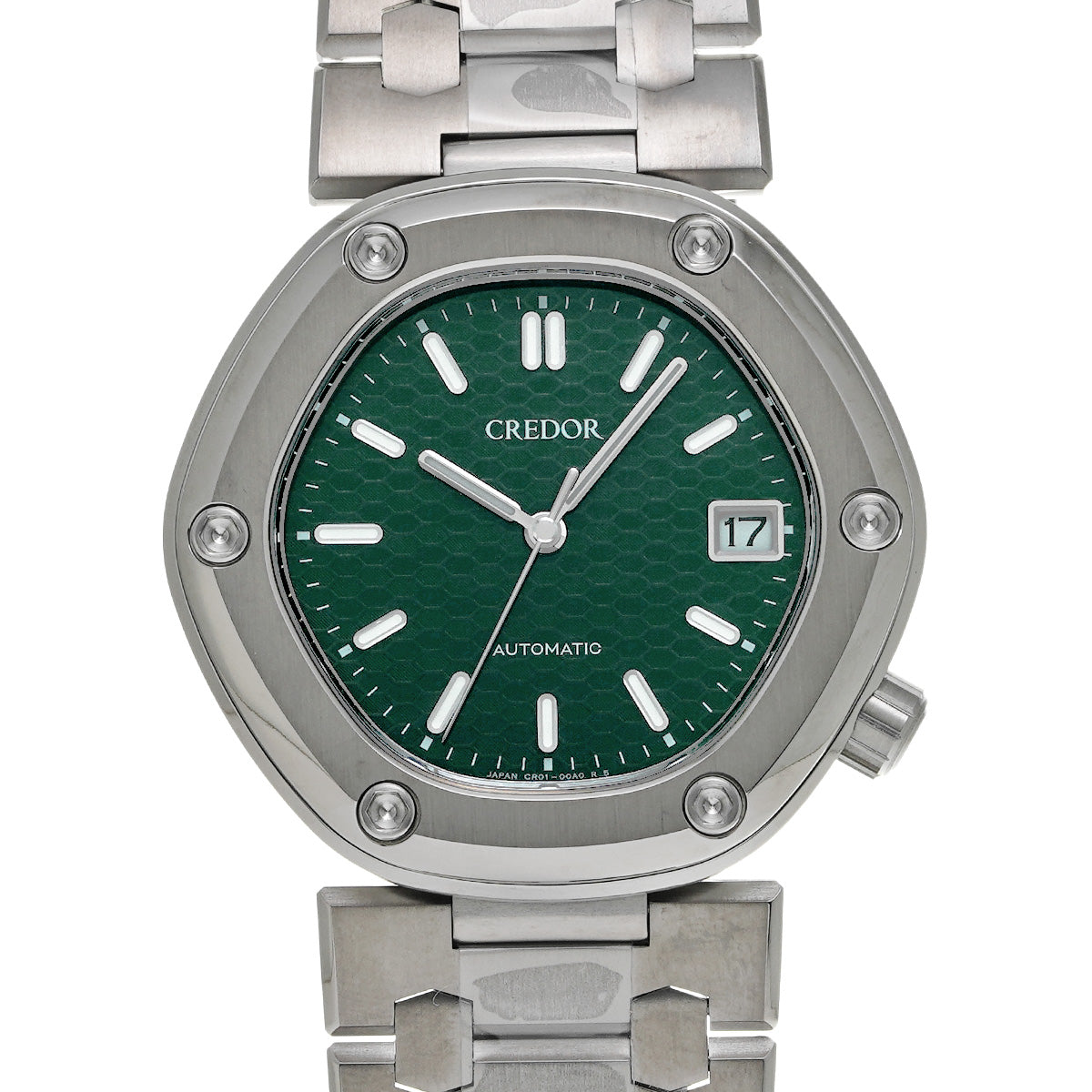 Credor Locomotive GCCR997 Green SEIKO Men's [Pre-owned].