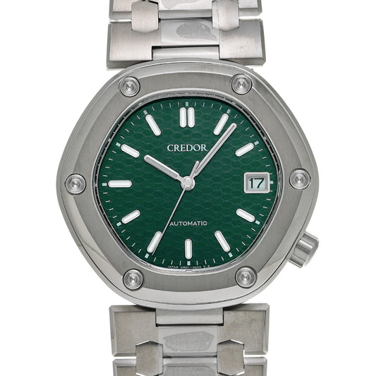 Credor Locomotive GCCR997 Green SEIKO Men's [Pre-owned].