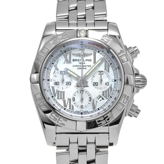 Chronomat 44 AB011012/A691 White MOP BREITLING Men's [Pre-Owned].