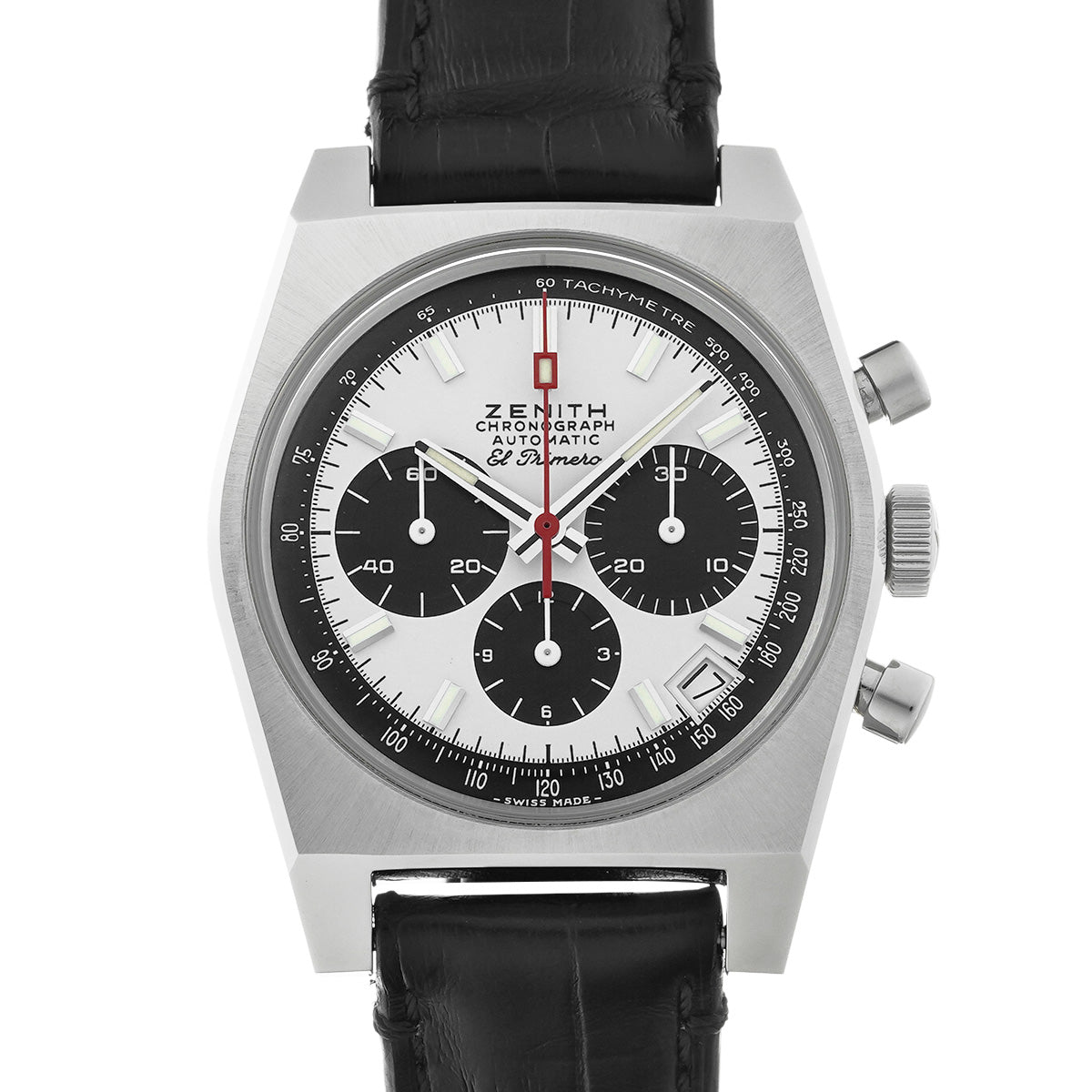 03.A384.400/21.C815 Chronomaster A384 Revival White/Black ZENITH Men's [Pre-Owned].