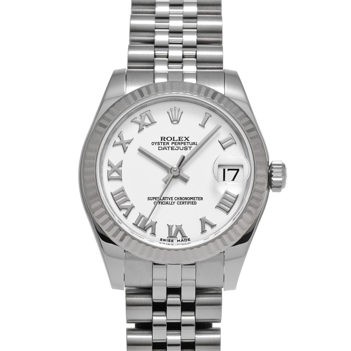 DATE JUST 31 178274 Random Serial White ROLEX Unisex [Pre-owned].