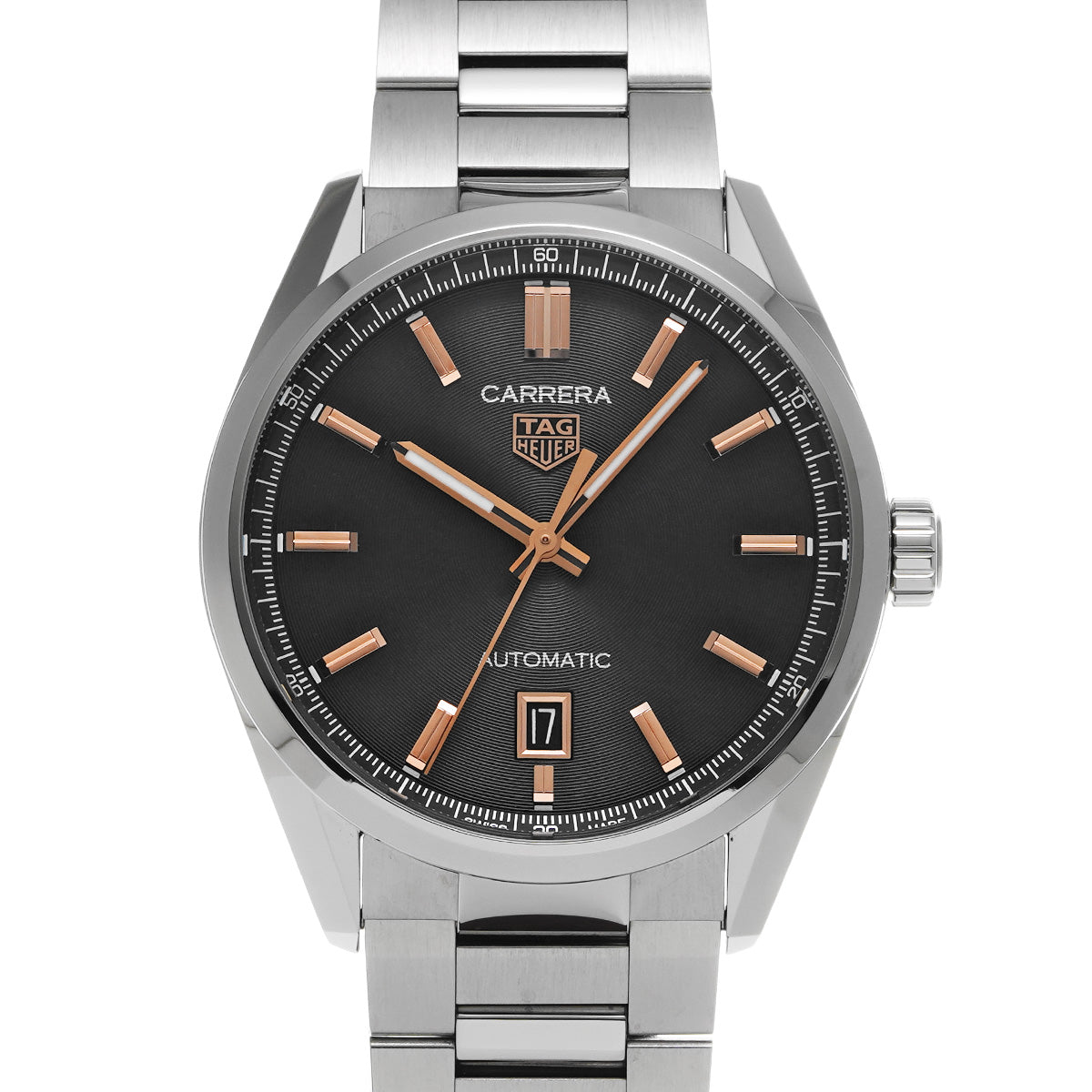 CARRERA Calibre 5 WBN2113.BA0639 Black TAG HEUER Men's [Pre-Owned].