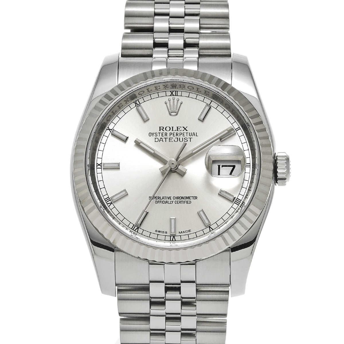 DATE JUST 116234 Random Serial Silver ROLEX Men's [Pre-owned].